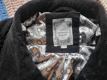 Load image into Gallery viewer, Silver Metallic High Priestess Black Cordoroy Velvet Blazer