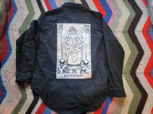 Load image into Gallery viewer, Hierophant Black Long Sleeve Dress Top