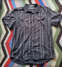 Load image into Gallery viewer, Death (post reap) Short Sleeved Light Flannel
