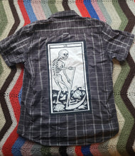 Load image into Gallery viewer, Death (post reap) Short Sleeved Light Flannel
