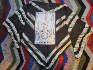 Hanged Man 70s Hand Knit Shawl