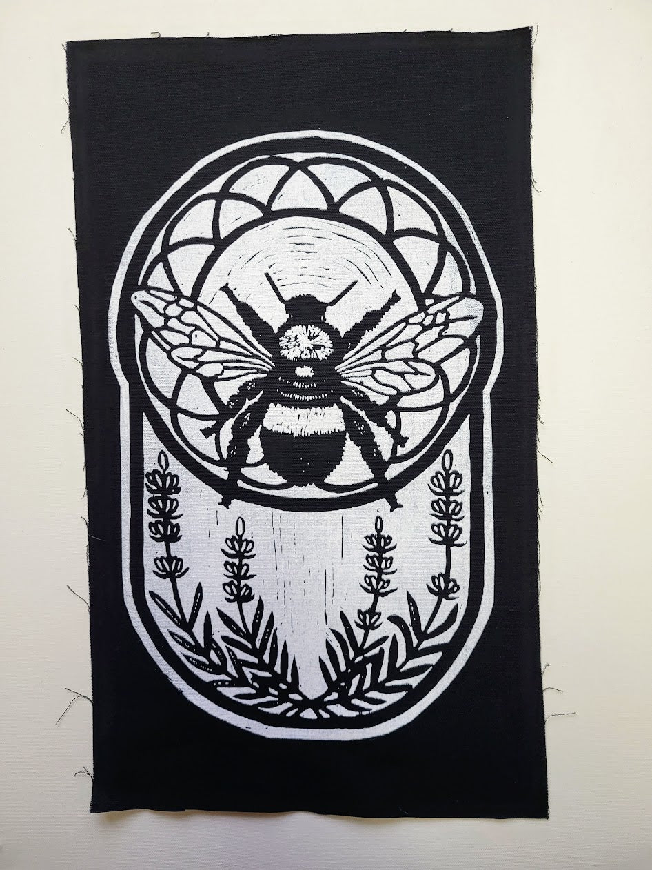 Bombus Bee Back Patch