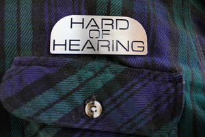 Hard of Hearing Magnetic Badge