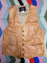Load image into Gallery viewer, Tan Leather Attic Fool Vest
