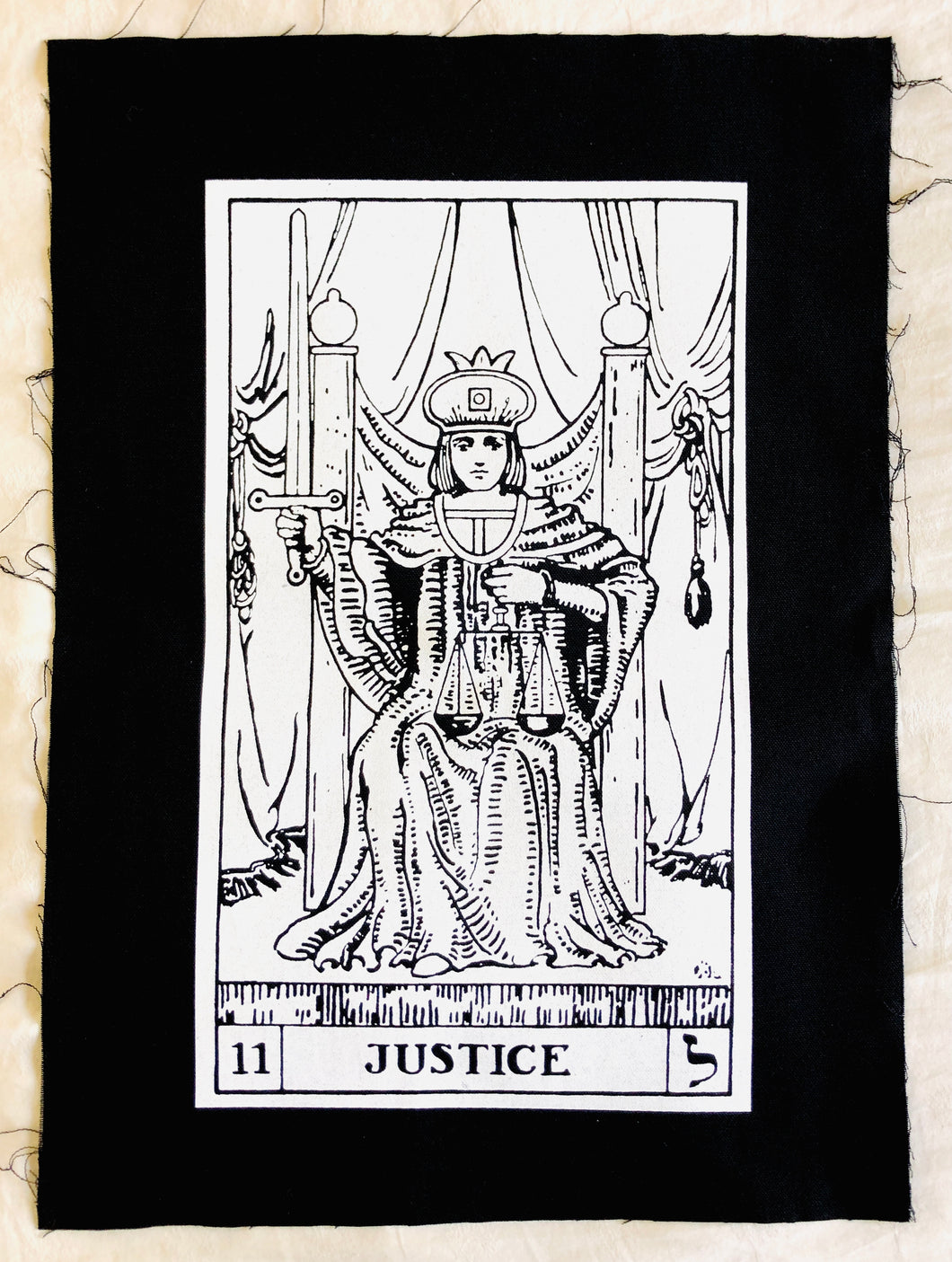 Justice Back Patch