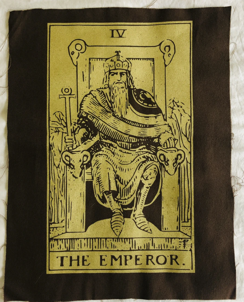 The Emperor Metallic Back Patch