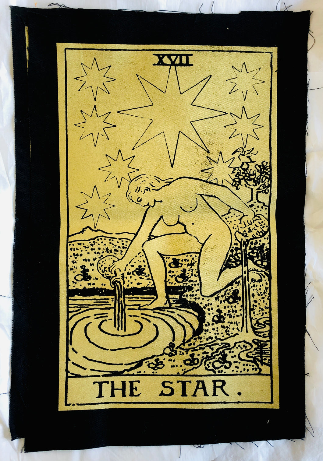 The Star Metallic Back Patch