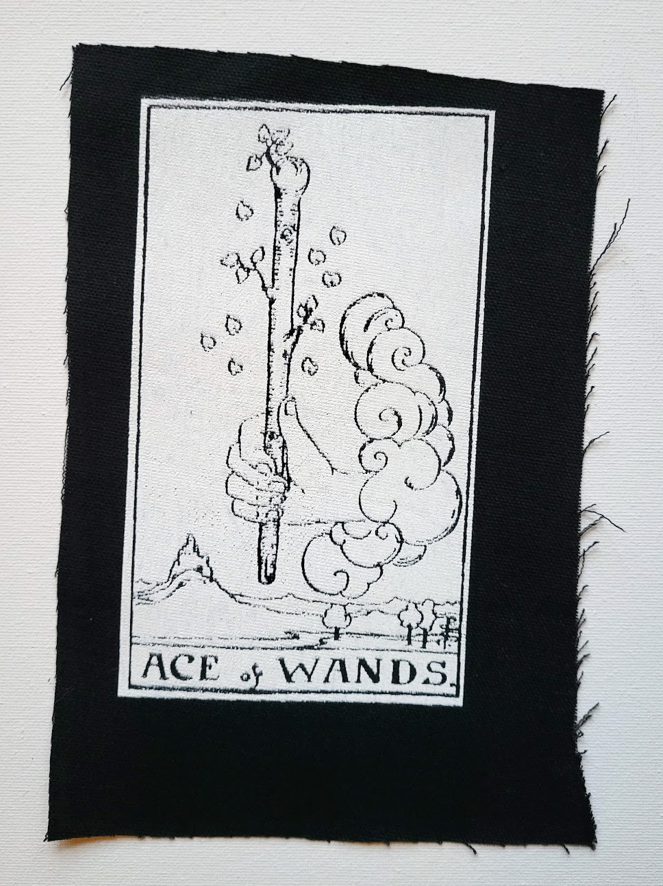 Ace of Wands Palm Patch