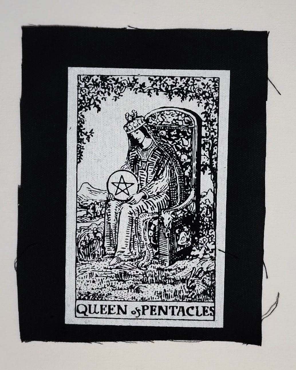 Queen of Pentacles Palm Patches