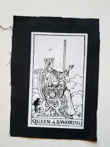 Queen of Swords Palm Patch