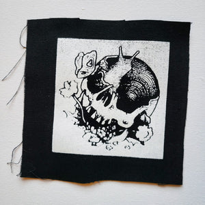 Slug Skull Palm Patch